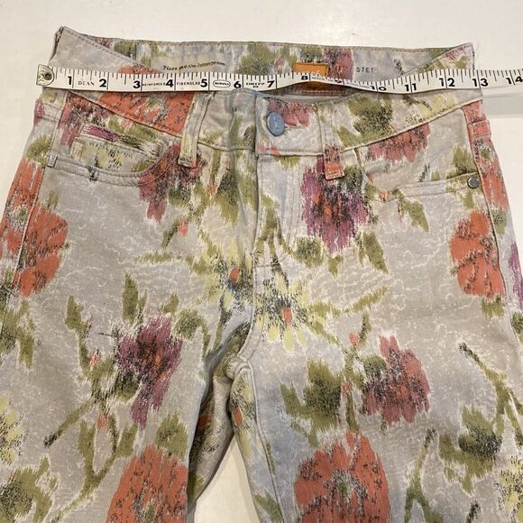 Anthropologie pilcro, and the Letterpress STET floral jeans, size 26 - Picture 5 of 8